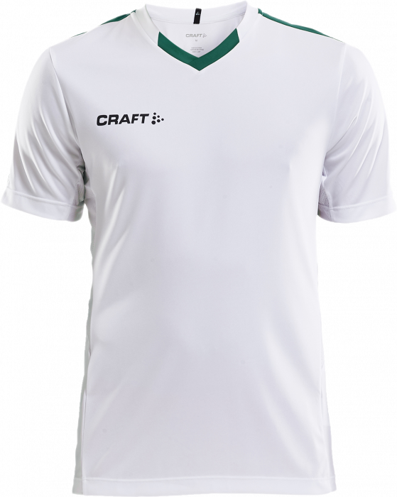 Craft - Progress Contrast Jersey Junior - Bianco & verde
