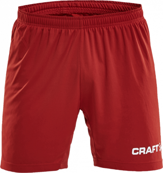 Craft - Progress Contrast Shorts - Czerwony & czarny