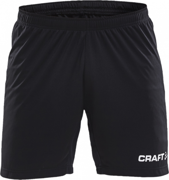 Craft - Progress Contrast Shorts Kids - Black & cerise