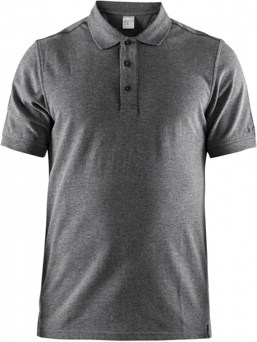 Craft - Casual Polo Pique M - Grigio granito