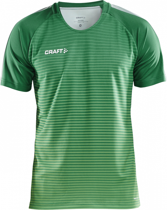 Craft - Pro Control Stripe Jersey Kids - Zielony & limonkowy