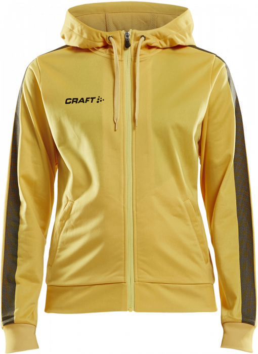 Craft - Pro Control Hood Jacket Women - Żółty & szary granitowy