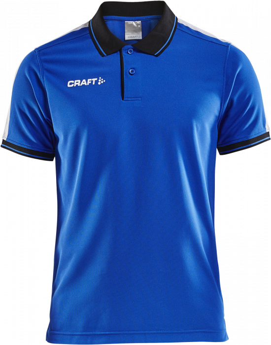 Craft - Pro Control Poloshirt Youth - Niebieski & czarny