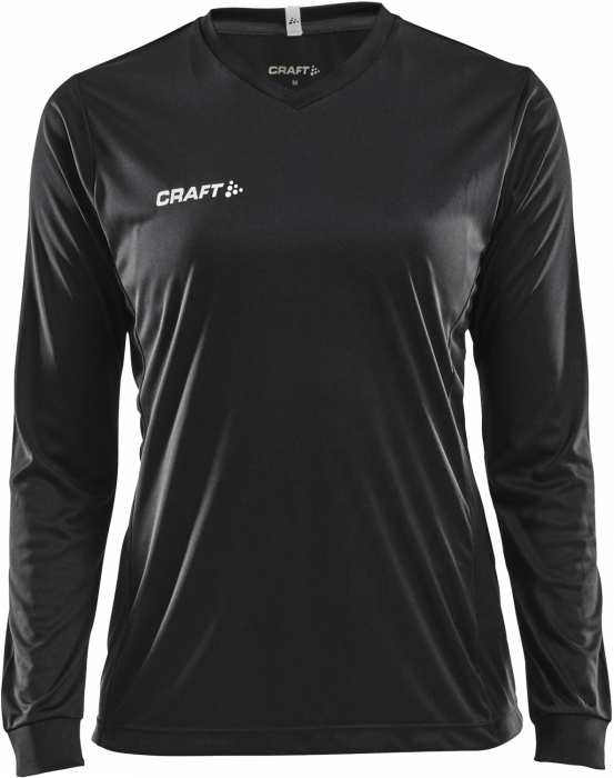 Craft - Squad Go Jersey Solid Ls Woman - Negro