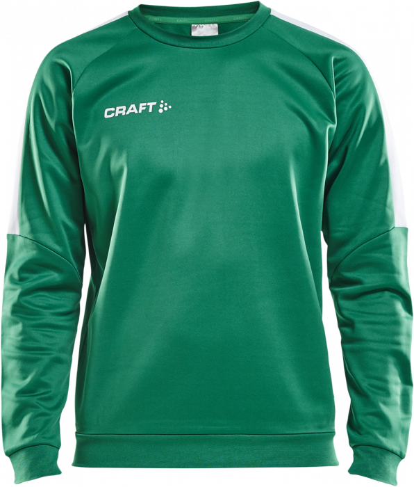 Craft - Progress R-Neck Sweather - Grün & weiß