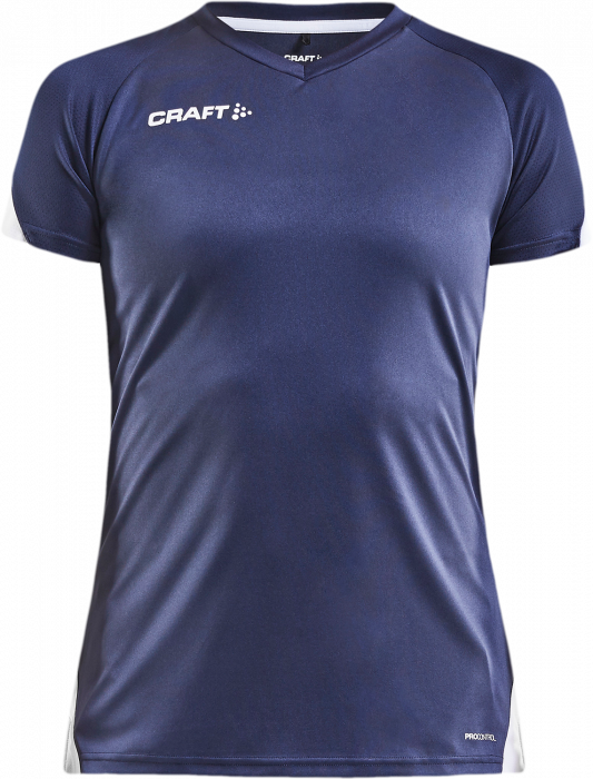 Craft - Pro Control Impact T-Shirt Dame - Navy blå & hvid