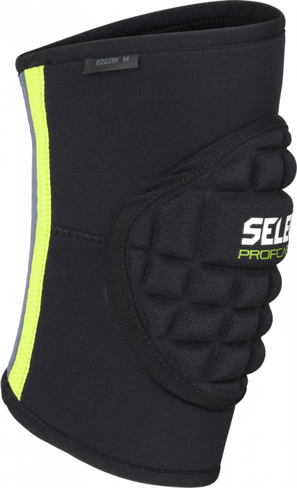 Select - Knee Support With Padding Women - Preto & lime