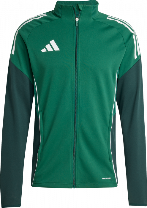 Adidas - Tiro 25 Competition Træningstrøje Med Lynlås - T Dark Green & shadow green