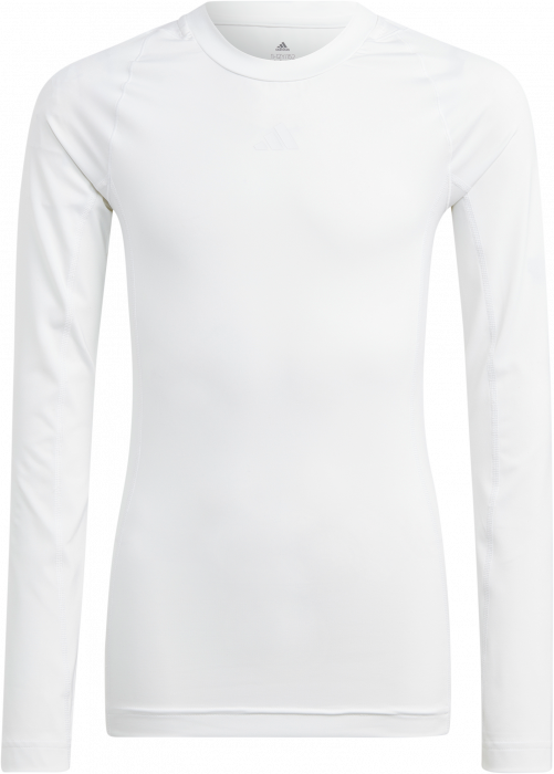 Adidas - Techfit Long Sleeve Baselayer Børn - Bianco