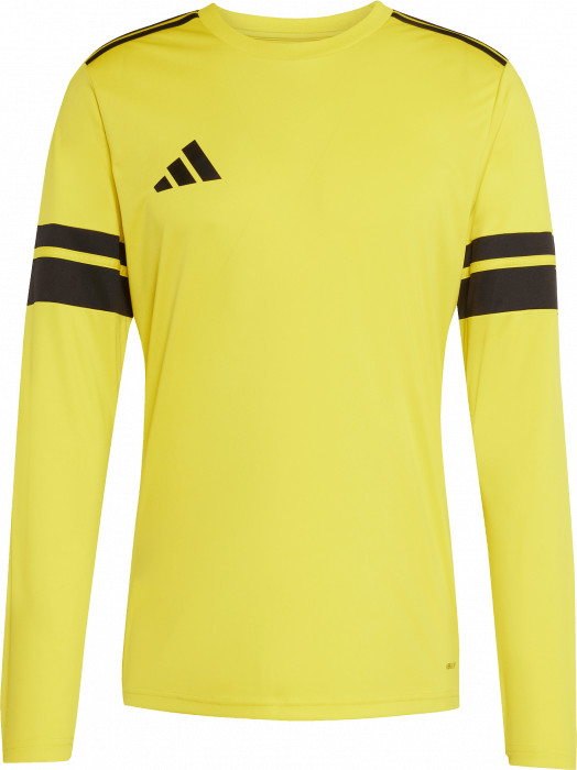 Adidas - Squadra 25 Long Sleeve Player Jersey - T Yellow & noir