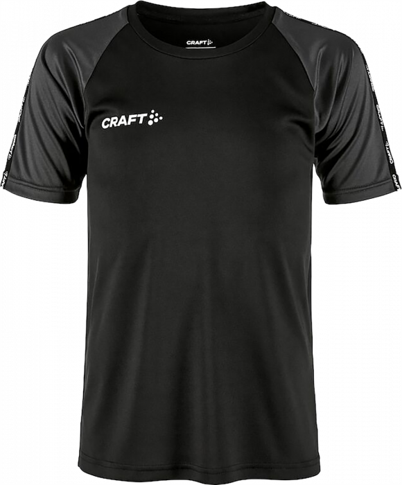 Craft - Squad 2.0 Contrast Jersey Jr - Nero & grante