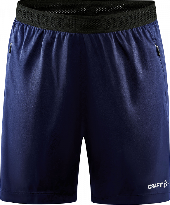 Craft - Evolve Zip Pocket Shorts Woman - Marineblauw & zwart
