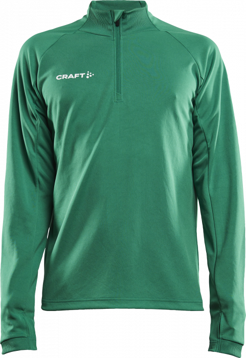 Craft - Evolve Shirt With Half Zip Junior - Grön