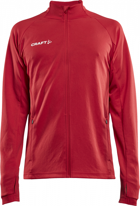 Craft - Evolve Shirt W. Zip - Rouge