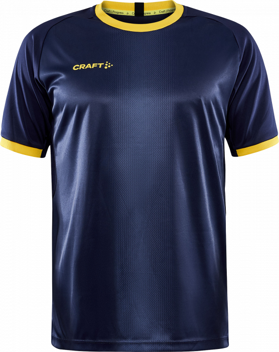 Craft - Progress 2.0 Graphic Jersey Junior - Navy blue & yellow