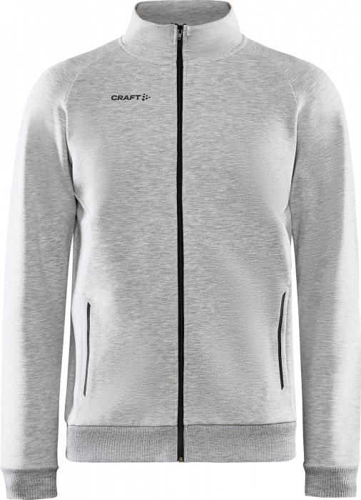 Craft - Core Soul Shirt With Zipper Men - Melange grijs