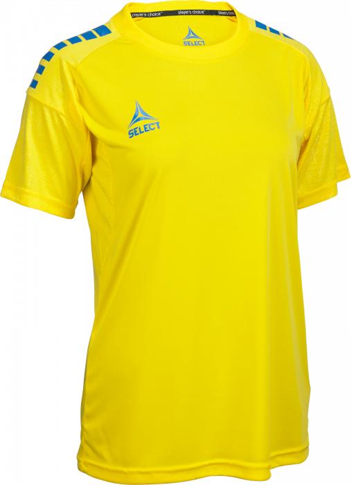 Select - Spain V25 Player Shirt S/s Women - Jaune & bleu