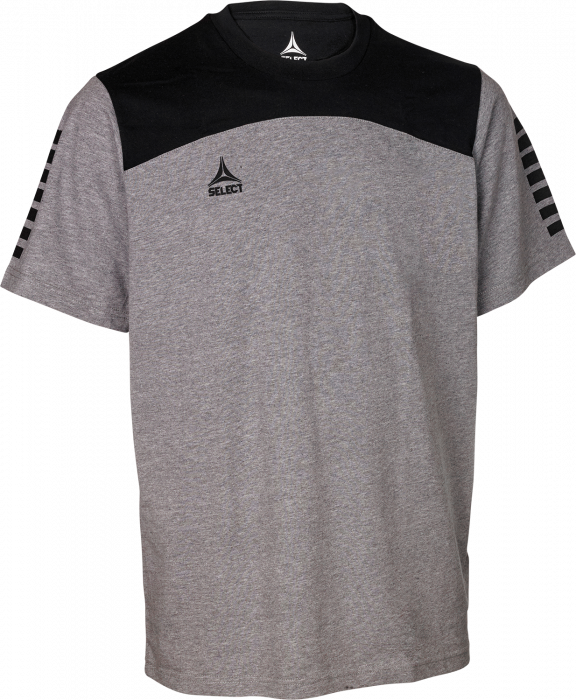 Select - Oxford T-Shirt Junior - Melange Grey & schwarz