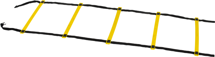 Select - Outdoor Agility Ladder - Gul & svart